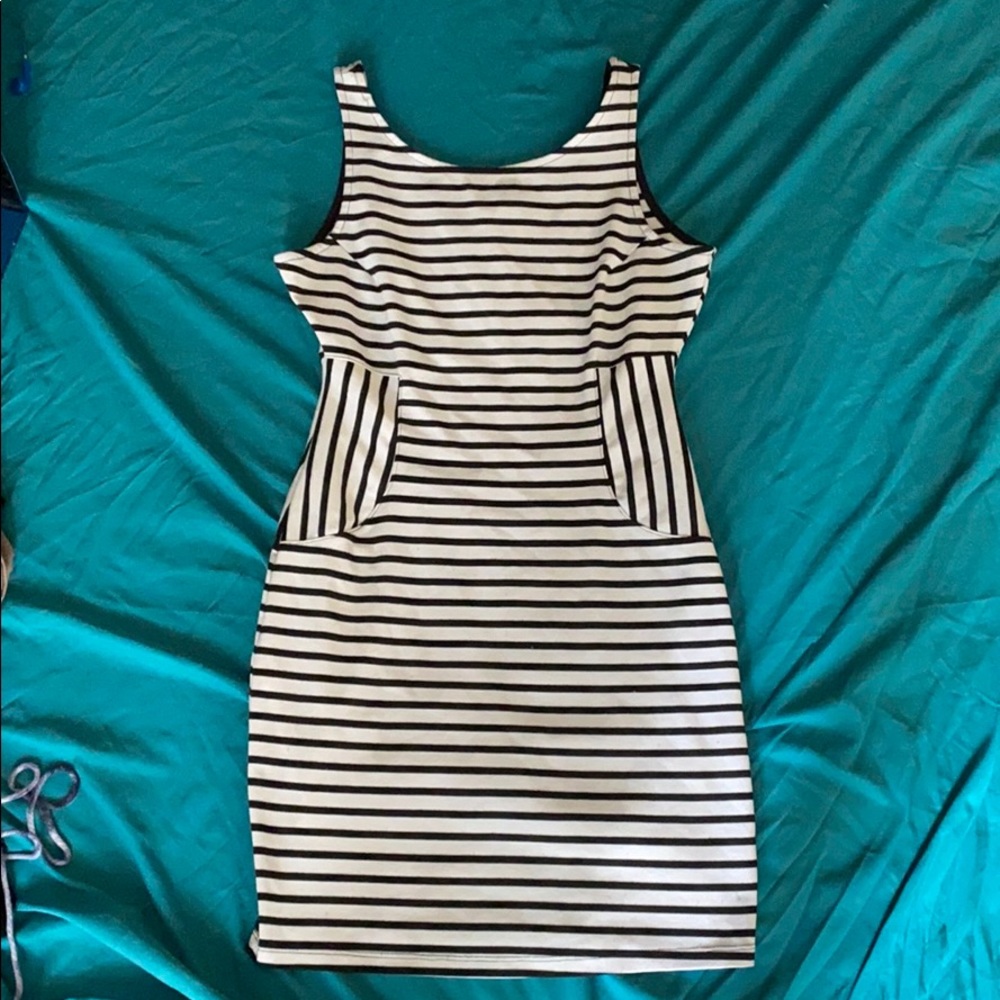 Strip dress